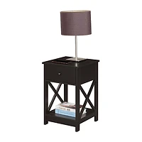 Oxford 1-Drawer Storage End Table