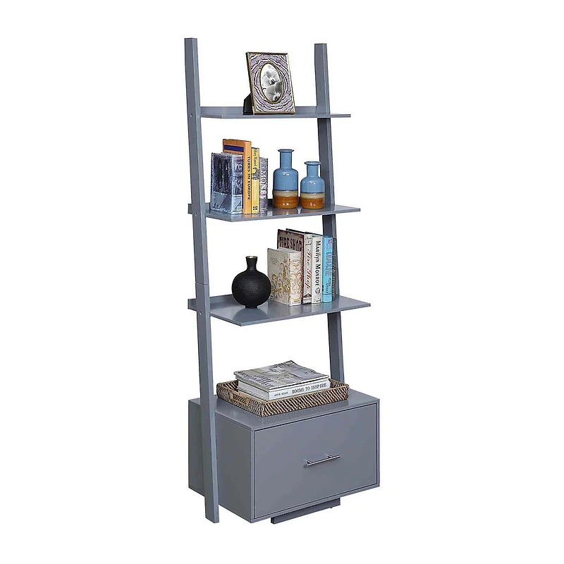 Convenience Concepts American Office And Library Collection 4-Shelf Bookcase