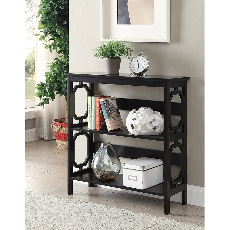 Convenience Concepts Omega Office + Library Collection 3-Shelf Bookcase