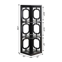 Convenience Concepts Omega Office + Library Collection 3-Shelf Bookcase