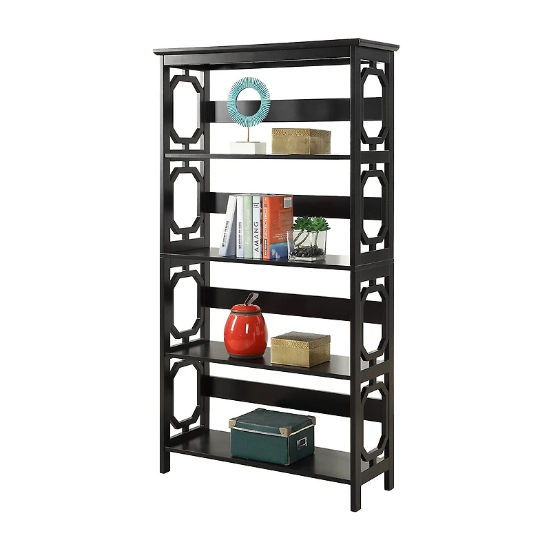 Convenience Concepts Omega Office + Library Collection 5-Shelf Bookcase