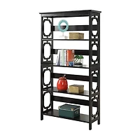 Convenience Concepts Omega Office + Library Collection 5-Shelf Bookcase
