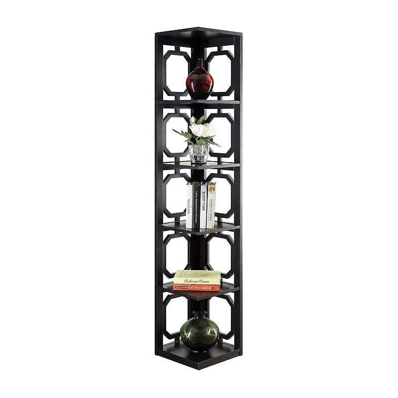 Convenience Concepts Omega Office And Library Collection 5-Shelf Bookcase