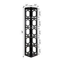 Convenience Concepts Omega Office And Library Collection 5-Shelf Bookcase