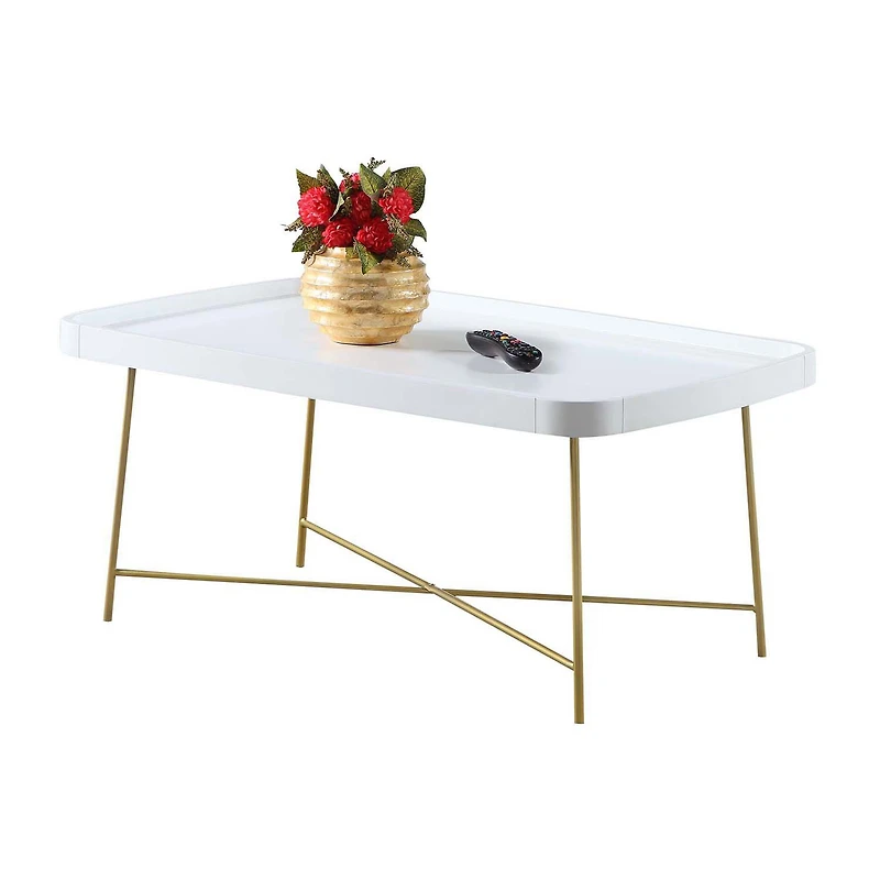 Convenience Concepts Lunar Living Room Collection Coffee Table