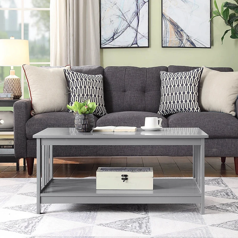Convenience Concepts Mission Living Room Collection Coffee Table