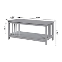 Convenience Concepts Mission Living Room Collection Coffee Table