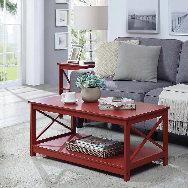 Oxford Coffee Table with Shelf