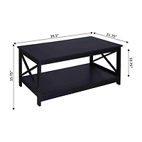 Oxford Coffee Table with Shelf