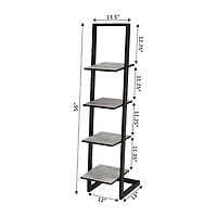 Convenience Concepts Designs2go Office And Library Collection 4-Shelf Bookcase