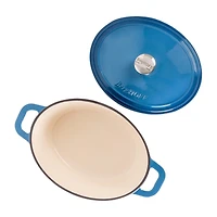 BergHOFF® Neo 8-qt. Oval Cast Iron Casserole Dish