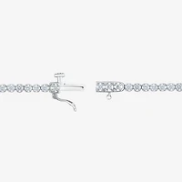 (H / I1) 1 CT.T.W. Lab-Grown Diamond 10K White Gold Tennis Bracelet