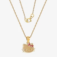 Girls 14K Gold 15 Inch Pendant Necklace