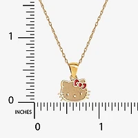 Girls 14K Gold 15 Inch Pendant Necklace