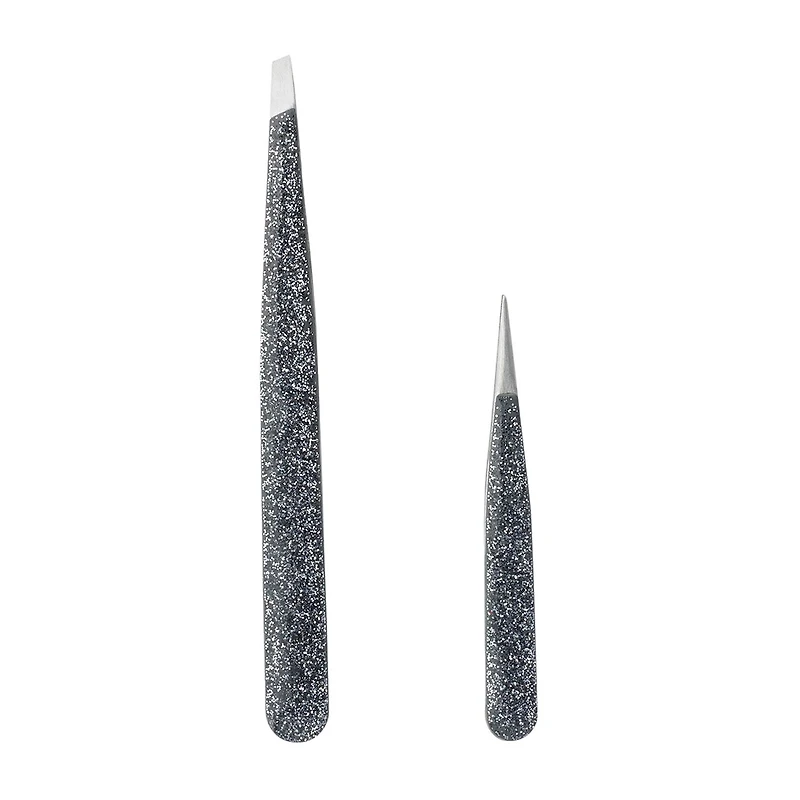 Japonesque Slant & Point Tweezers Evening Shimmer