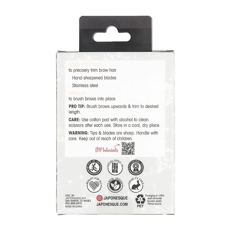 Japonesque Brow Scissors & Spoolie