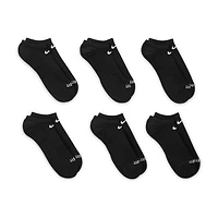 Nike Everyday Plus Cushioned Unisex Adult Multi-Pack 6 Pair No Show Socks