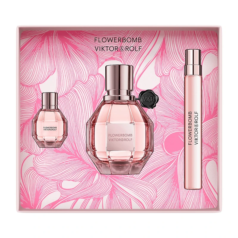 Viktor & Rolf Flowerbomb Eau De Parfum 3-Pc Gift Set ($214 Value) Perfume Set