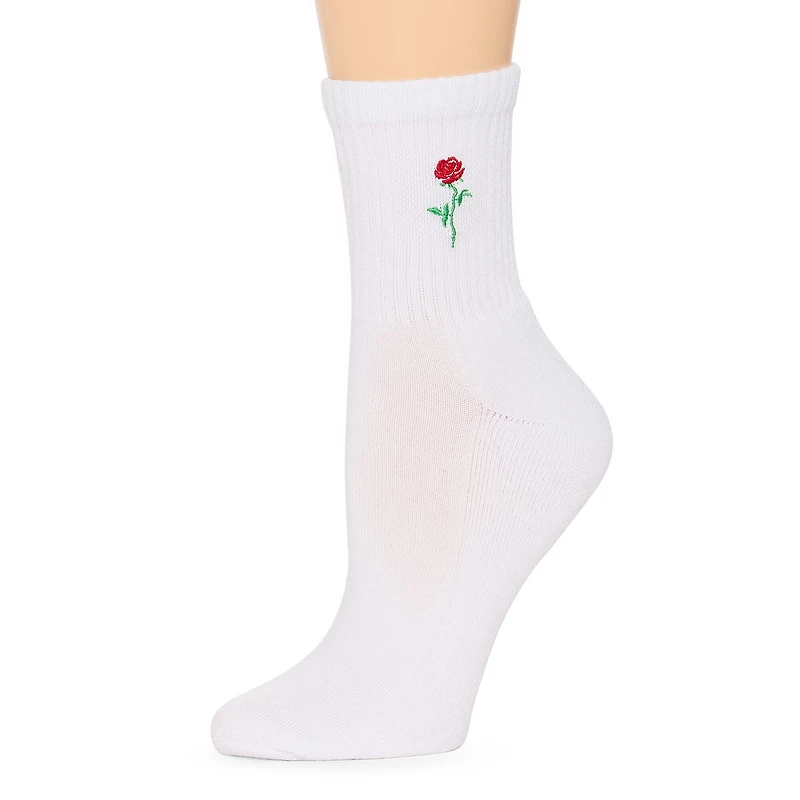 Arizona Embroidered Mens 1 Pair Crew Socks