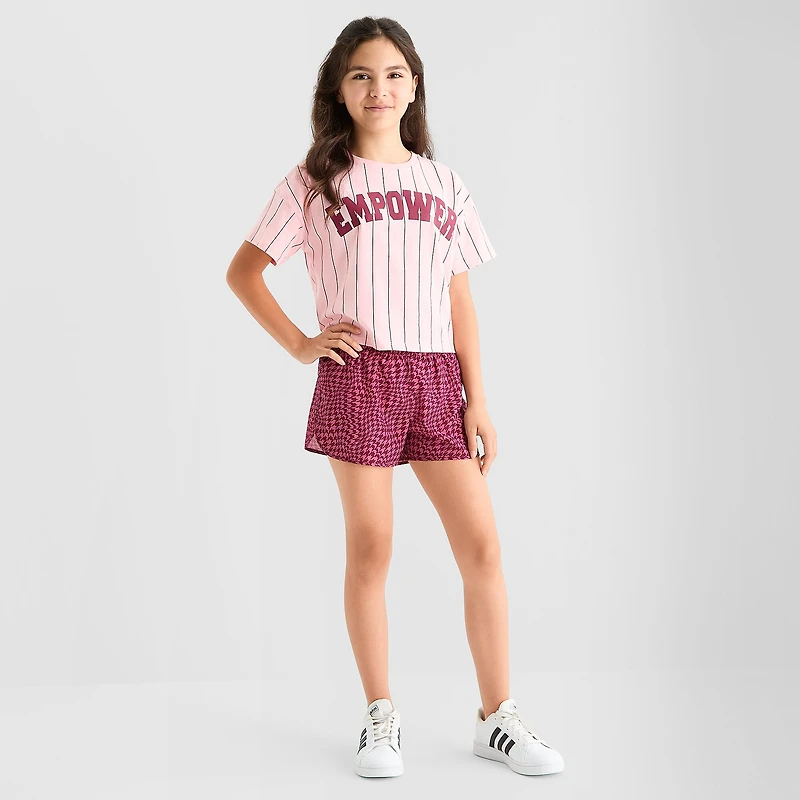 Xersion Little & Big Kid Girls Mid Rise Running Short