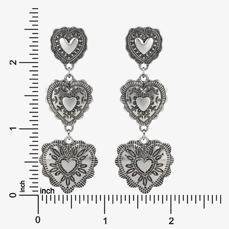 JS Jessica Simpson Womens Drop Earrings