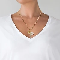 JS Jessica Simpson Womens Multi Color Alloy 18 Inch Pendant Necklace