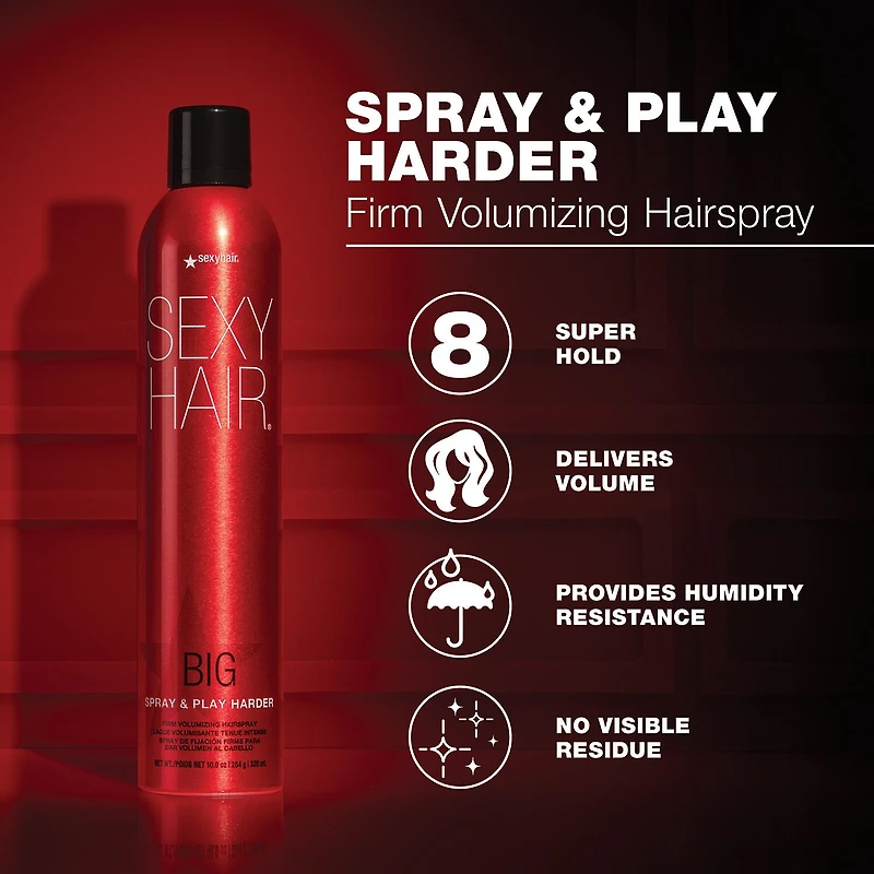 Sexy Hair Big Spray & Play Harder Hair Spray 10 oz.
