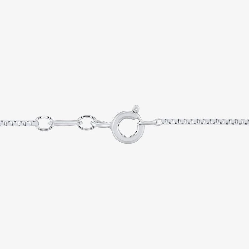 (H-I/Si2) Womens 3/4 CT. T.W. Lab Grown White Diamond Sterling Silver Round 18 Inch Pendant Necklace