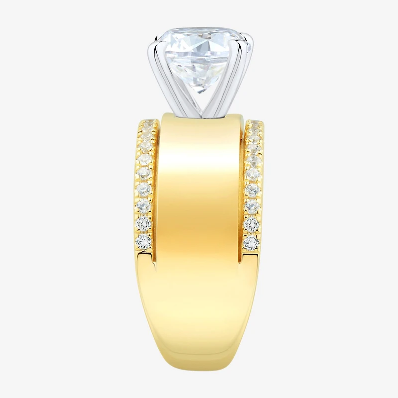 Bridal Addiction (H-I / Si2) Womens 2 1/3 CT. T.W. Lab Grown White Diamond 10K Gold Round Engagement Ring