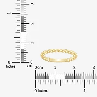 H-I / Si1-Si2) Womens 2MM Diamond Accent Lab Grown White 10K Gold Wedding Band