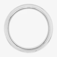 H / Si2-I1) Mens 6MM 1/5 CT. Lab Grown White Diamond Tungsten Wedding Band