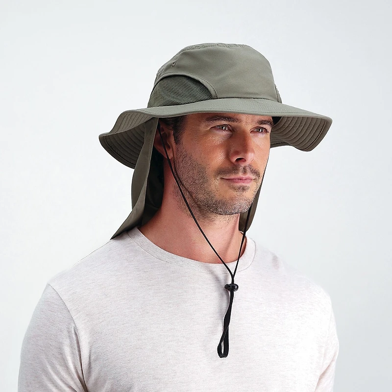 Totes Neck Protector Mens Safari Hat