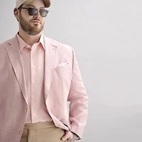 Stafford Mens Big and Tall Plaid Regular Fit Sport Coat