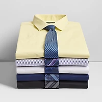 Shaquille O'Neal XLG™ Big And Tall Mens Button Down Dress Shirt + Tie Set
