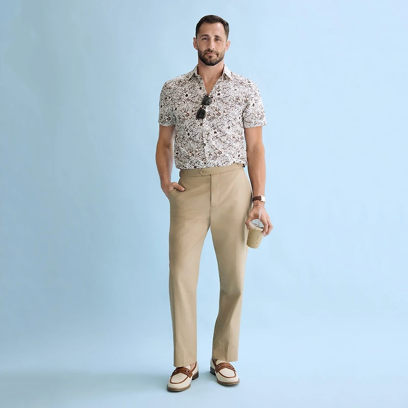 Stafford Mens Classic Fit Dress Flat Front Pant