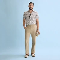 Stafford Mens Classic Fit Dress Flat Front Pant