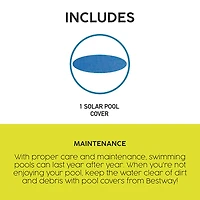 Bestway Solar Cover 12f Kiddie Pool