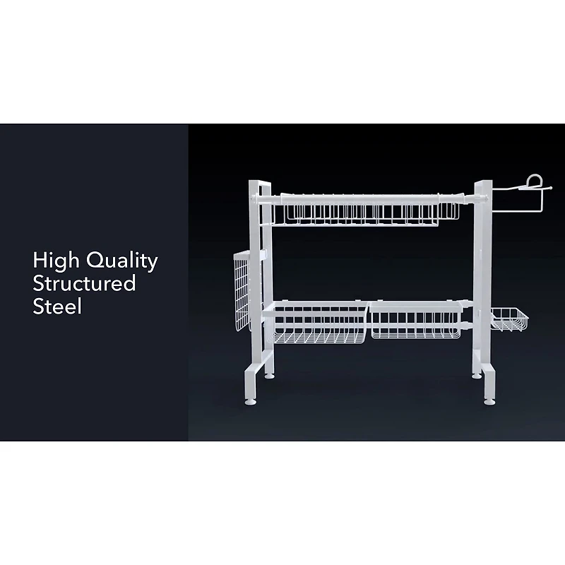 Gourmet Basics by Mikasa Over Sink Expandable Wall Organizer
