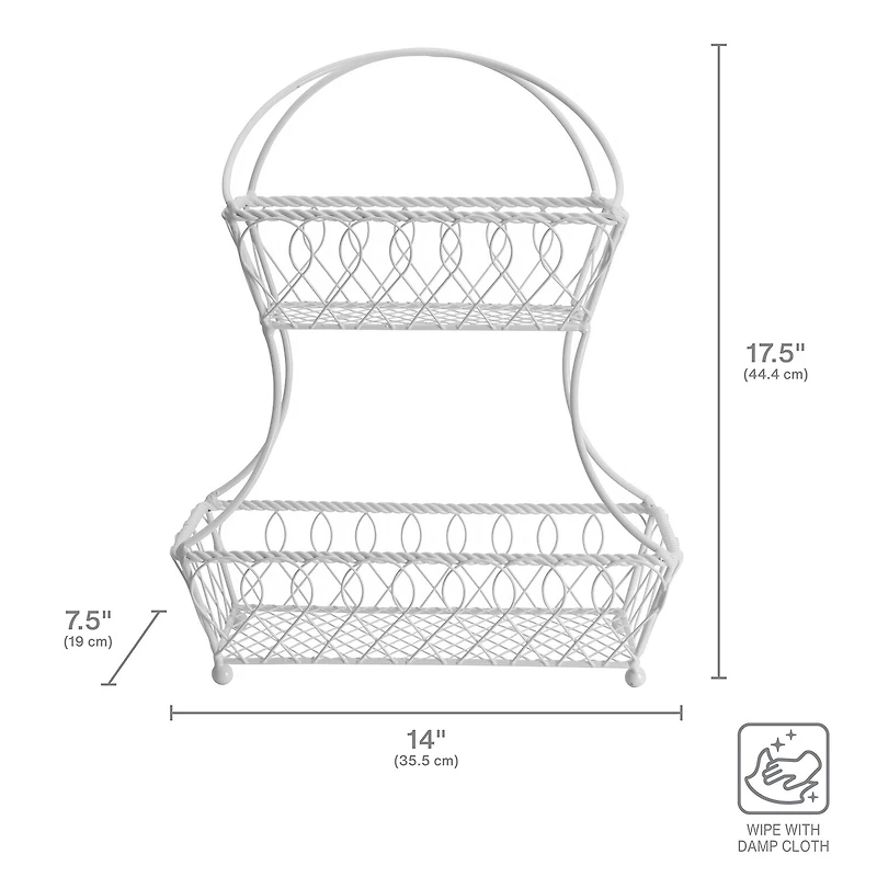 Gourmet Basics by Mikasa Metal Fruit Basket