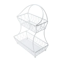Gourmet Basics by Mikasa Metal Fruit Basket