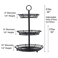 Gourmet Basics by Mikasa Tulsa 3 Tier Basket