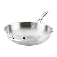 Anolon Everlast Tri-Ply Clad 12 1/2 Inch Stainless Steel Stir Fry Pan