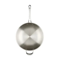 Anolon Everlast Tri-Ply Clad 12 1/2 Inch Stainless Steel Stir Fry Pan