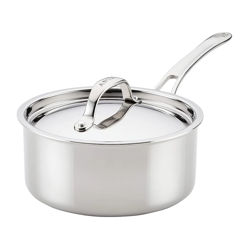 Anolon Everlast Tri-Ply Clad 3 Qt Stainless Steel Sauce Pan
