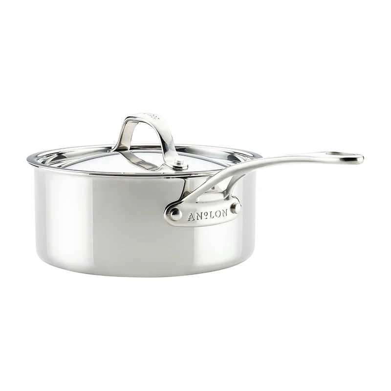 Anolon Everlast Tri-Ply Clad 3 Qt Stainless Steel Sauce Pan