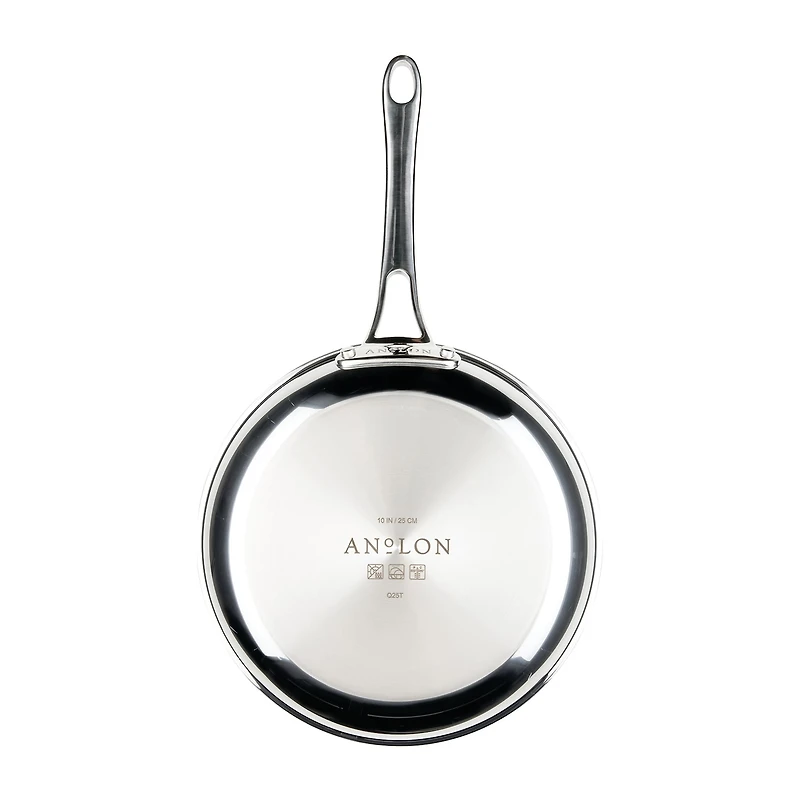 Anolon Everlast Tri-Ply Clad 10-pc. Stainless Steel Cookware Set