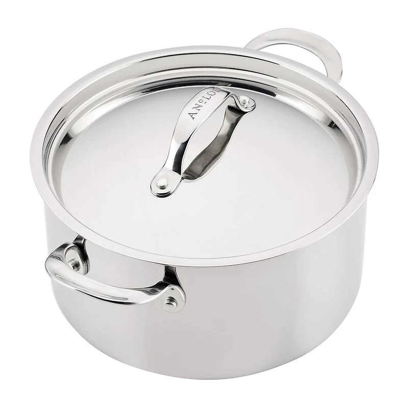 Anolon Everlast Tri-Ply Clad 10-pc. Stainless Steel Cookware Set