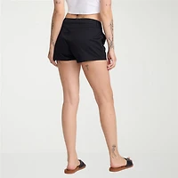 VOLCOM Juniors Womens Mid Rise Shortie Short