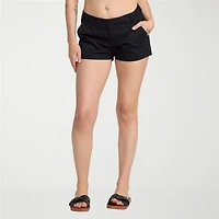 VOLCOM Juniors Womens Mid Rise Shortie Short