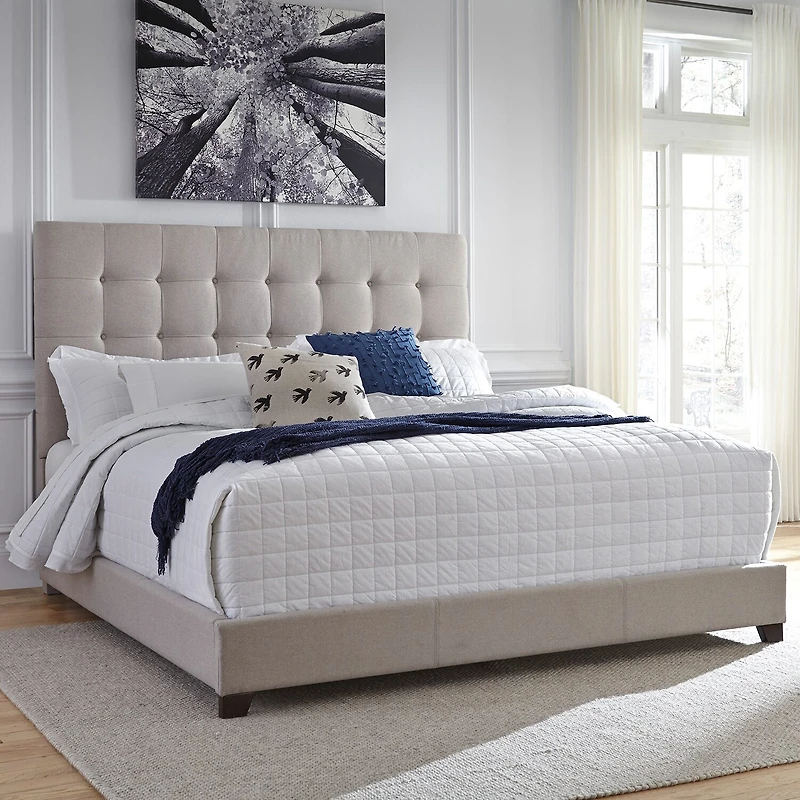 Signature Design by Ashley® Dolante Collection Tufted Bed